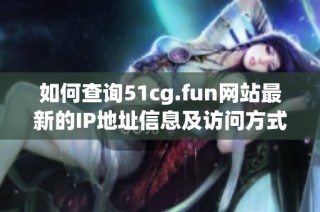 如何查询51cg.fun网站最新的IP地址信息及访问方式