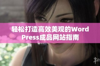 轻松打造高效美观的WordPress成品网站指南