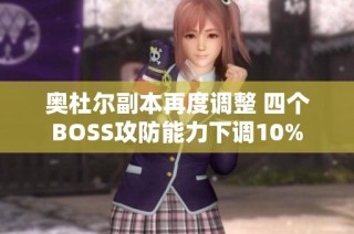 奥杜尔副本再度调整 四个BOSS攻防能力下调10%