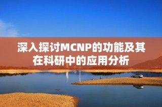 深入探讨MCNP的功能及其在科研中的应用分析