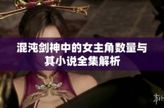 混沌剑神中的女主角数量与其小说全集解析