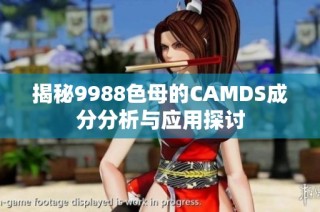 揭秘9988色母的CAMDS成分分析与应用探讨