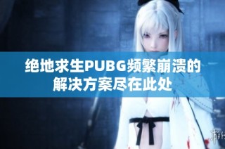 绝地求生PUBG频繁崩溃的解决方案尽在此处