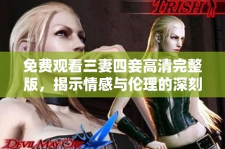 免费观看三妻四妾高清完整版，揭示情感与伦理的深刻探讨