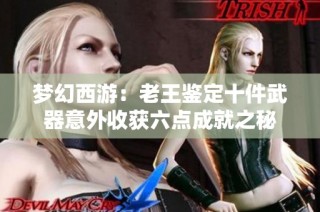 梦幻西游：老王鉴定十件武器意外收获六点成就之秘