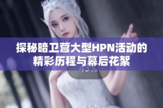 探秘暗卫营大型HPN活动的精彩历程与幕后花絮