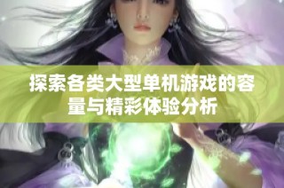 探索各类大型单机游戏的容量与精彩体验分析