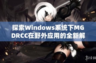 探索Windows系统下MGDRCC在野外应用的全新解决方案