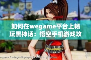 如何在wegame平台上畅玩黑神话：悟空手机游戏攻略详解