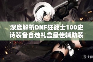 深度解析DNF狂战士100史诗装备自选礼盒最佳辅助装备推荐