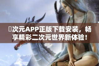 囧次元APP正版下载安装，畅享精彩二次元世界新体验！