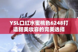 YSL口红水蜜桃色6248打造甜美妆容的完美选择