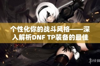 个性化你的战斗风格——深入解析DNF TP装备的最佳选择