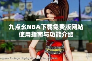 九点幺NBA下载免费版网站使用指南与功能介绍