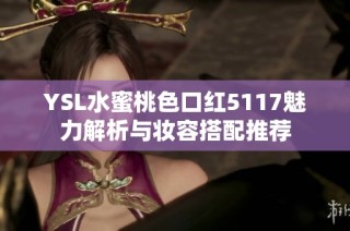 YSL水蜜桃色口红5117魅力解析与妆容搭配推荐