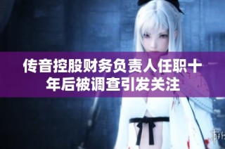 传音控股财务负责人任职十年后被调查引发关注