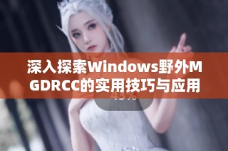 深入探索Windows野外MGDRCC的实用技巧与应用实例