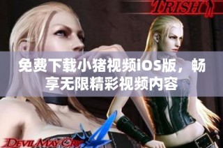 免费下载小猪视频iOS版，畅享无限精彩视频内容