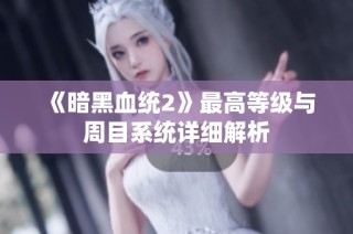 《暗黑血统2》最高等级与周目系统详细解析