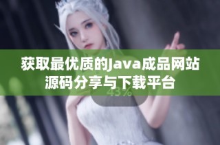 获取最优质的Java成品网站源码分享与下载平台