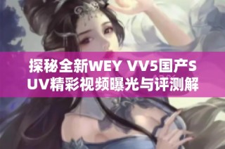 探秘全新WEY VV5国产SUV精彩视频曝光与评测解析