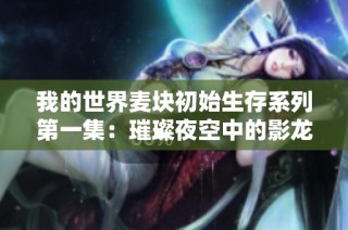 我的世界麦块初始生存系列第一集：璀璨夜空中的影龙冒险之旅