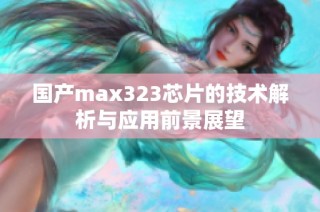 国产max323芯片的技术解析与应用前景展望