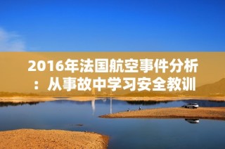 2016年法国航空事件分析：从事故中学习安全教训