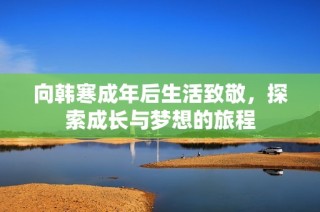 向韩寒成年后生活致敬，探索成长与梦想的旅程