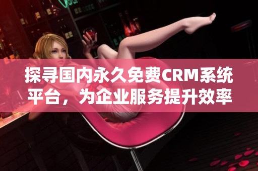 探寻国内永久免费CRM系统平台，为企业服务提升效率