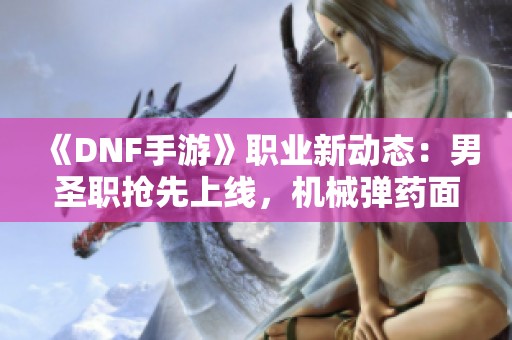 《DNF手游》职业新动态：男圣职抢先上线，机械弹药面临重塑挑战