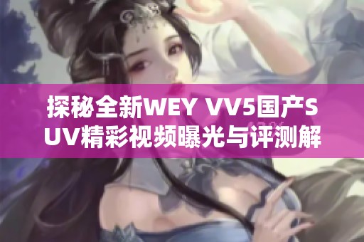 探秘全新WEY VV5国产SUV精彩视频曝光与评测解析