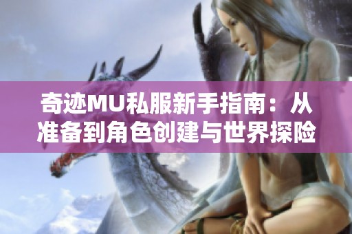 奇迹MU私服新手指南：从准备到角色创建与世界探险全方位攻略