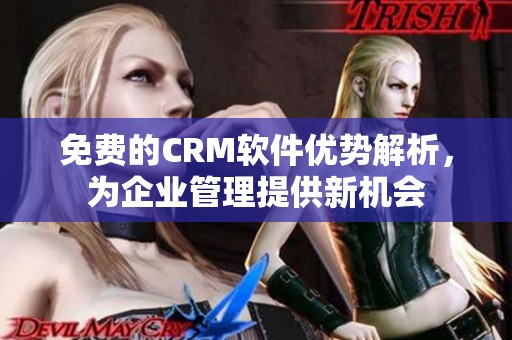 免费的CRM软件优势解析，为企业管理提供新机会