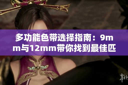 多功能色带选择指南：9mm与12mm带你找到最佳匹配