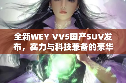 全新WEY VV5国产SUV发布，实力与科技兼备的豪华座驾