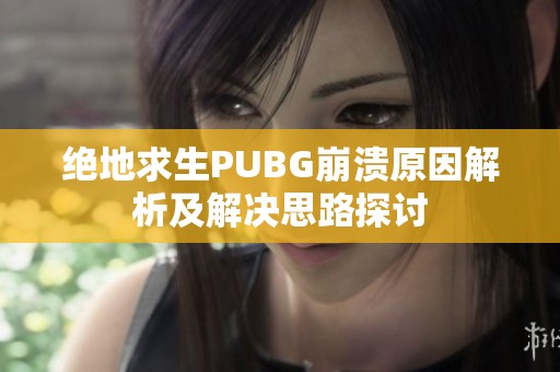 绝地求生PUBG崩溃原因解析及解决思路探讨