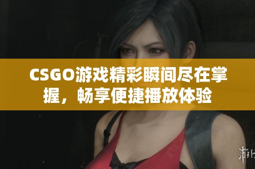 CSGO游戏精彩瞬间尽在掌握，畅享便捷播放体验