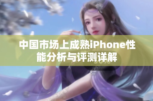 中国市场上成熟iPhone性能分析与评测详解