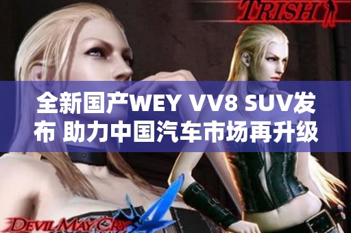 全新国产WEY VV8 SUV发布 助力中国汽车市场再升级