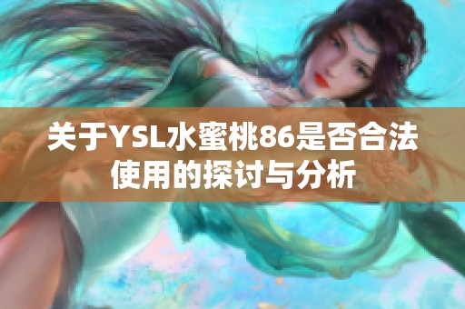 关于YSL水蜜桃86是否合法使用的探讨与分析