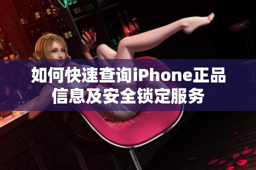 如何快速查询iPhone正品信息及安全锁定服务