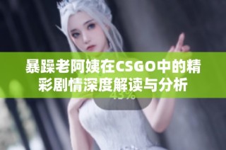 暴躁老阿姨在CSGO中的精彩剧情深度解读与分析