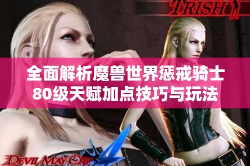 全面解析魔兽世界惩戒骑士80级天赋加点技巧与玩法